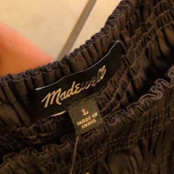 NWT Madewell Keeran Midi Dress Molasses Dark Brown Size L - Picture 5 of 15